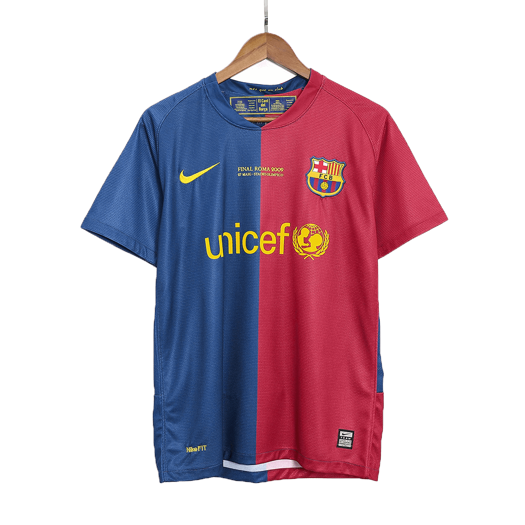 Retro XAVI #6 2008/09 Barcelona Home Soccer Jersey
