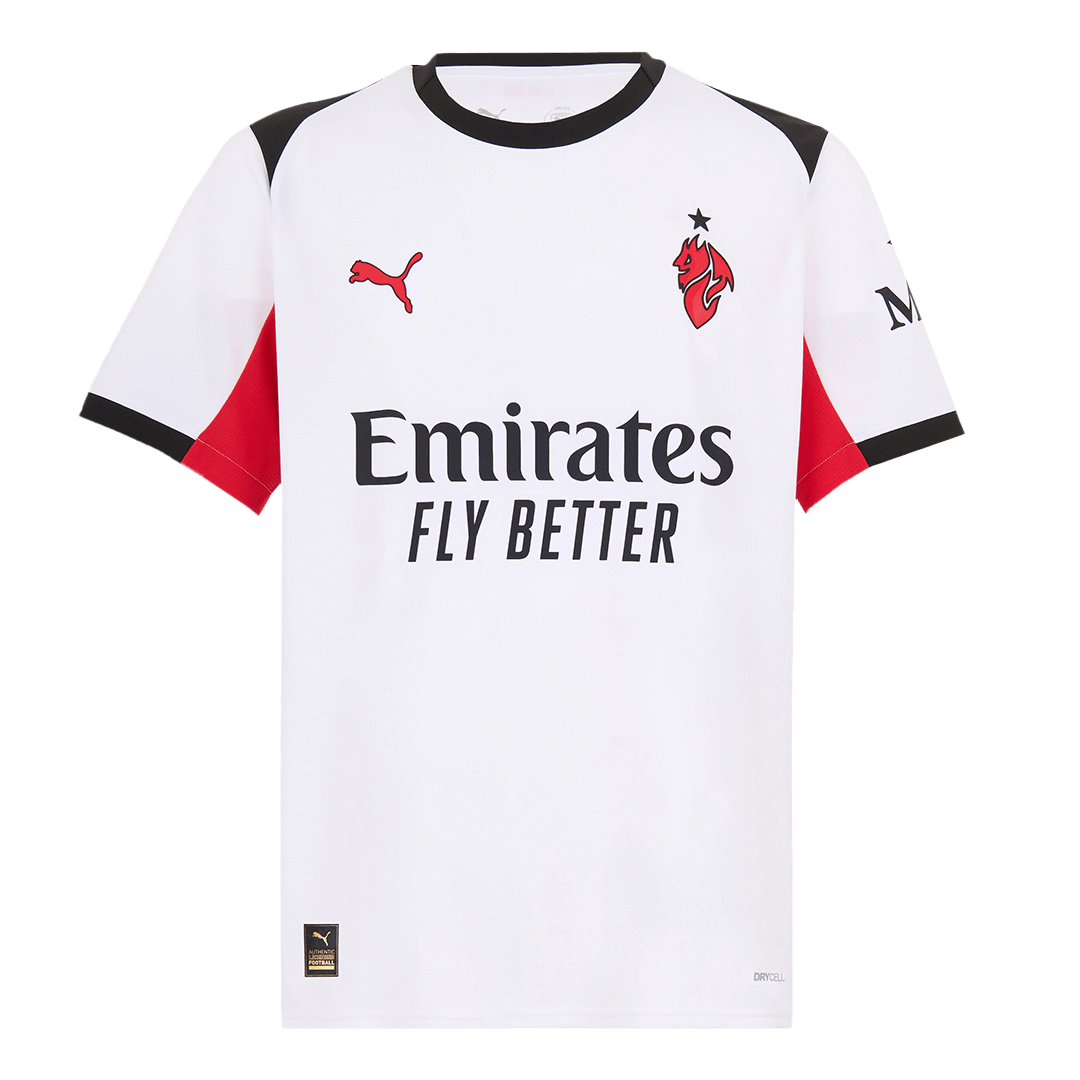 MODRIĆ #14 AC Milan Away Soccer Jersey 2025/26 White