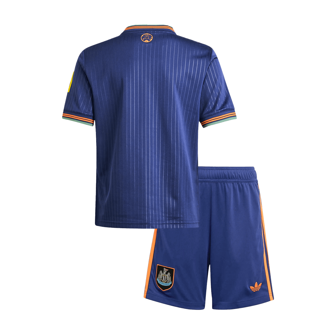 Kid's Newcastle United Third Away Soccer Jersey Kit(Jersey+Shorts) 2025/26