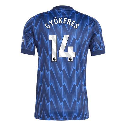GYÖKERES #14 Arsenal Away Soccer Jersey 2025/26 Blue