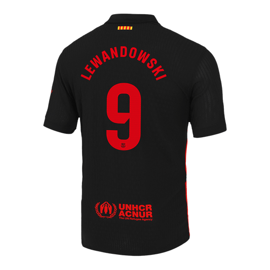 Authentic LEWANDOWSKI #9 Barcelona Away Soccer Jersey 2024/25