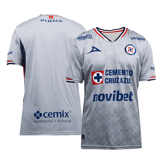 Cruz Azul Away Soccer Jersey 2025/26 Gray