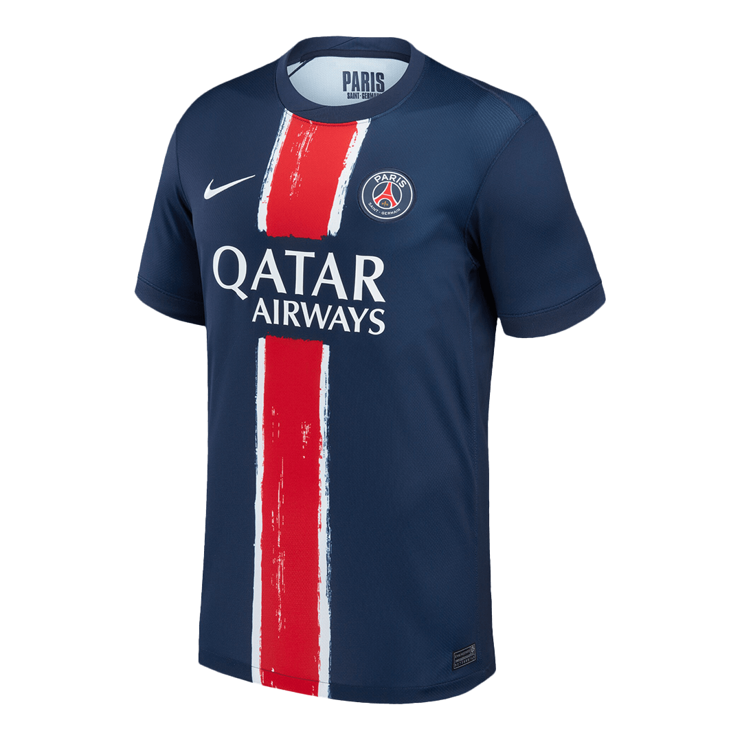 KVARATSKHELIA #7 PSG Home Soccer Jersey 2024/25