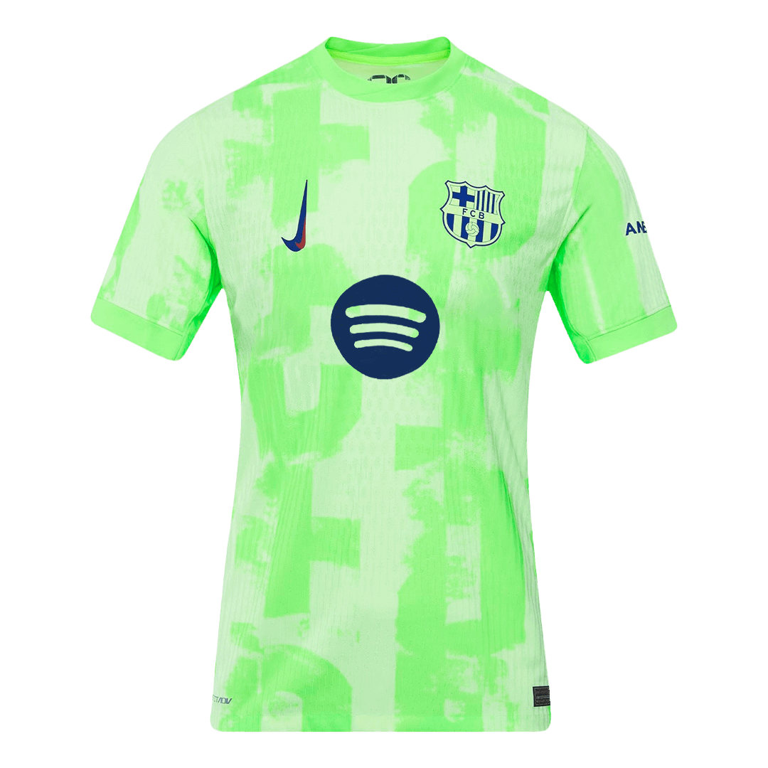 Authentic GAVI #6 Barcelona Third Away Soccer Jersey 2024/25 - UCL£¨Spotify Logo Without Text£©
