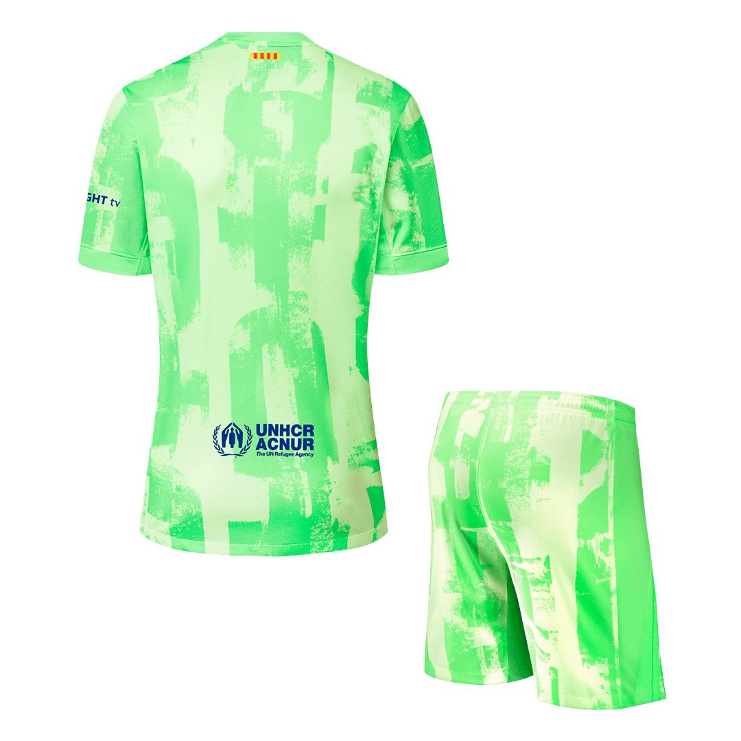 Barcelona Third Away Soccer Jersey Kit(Jersey+Shorts) - UCL