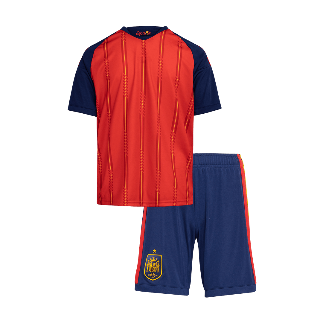 Spain Home Kids Kit (Shirt + Shorts) World Cup 2026