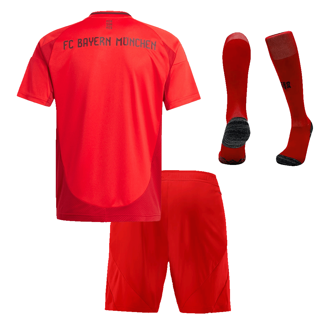Kid's Bayern Munich Home Soccer Jersey Kit(Jersey+Shorts+Socks) Red