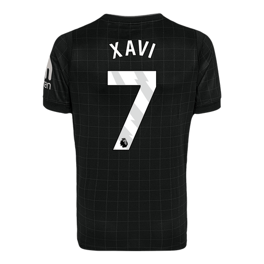 XAVI #7 Tottenham Hotspur Away Soccer Jersey 2025/26 Black