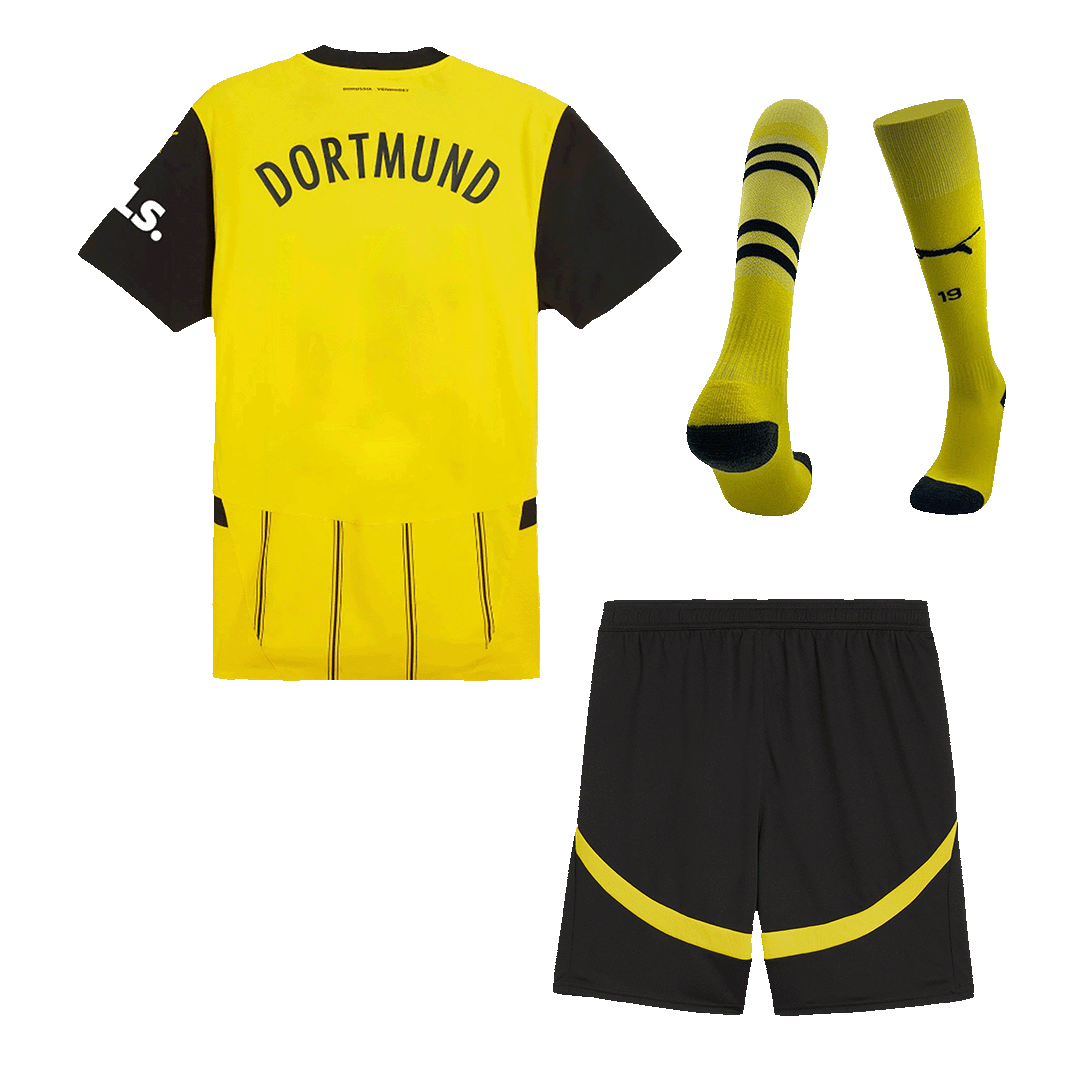 Borussia Dortmund Home Soccer Jersey Kit(Jersey+Shorts+Socks)