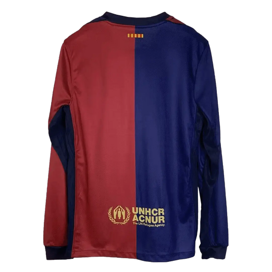 Barcelona Home Long Sleeve Football Shirt 2024/25