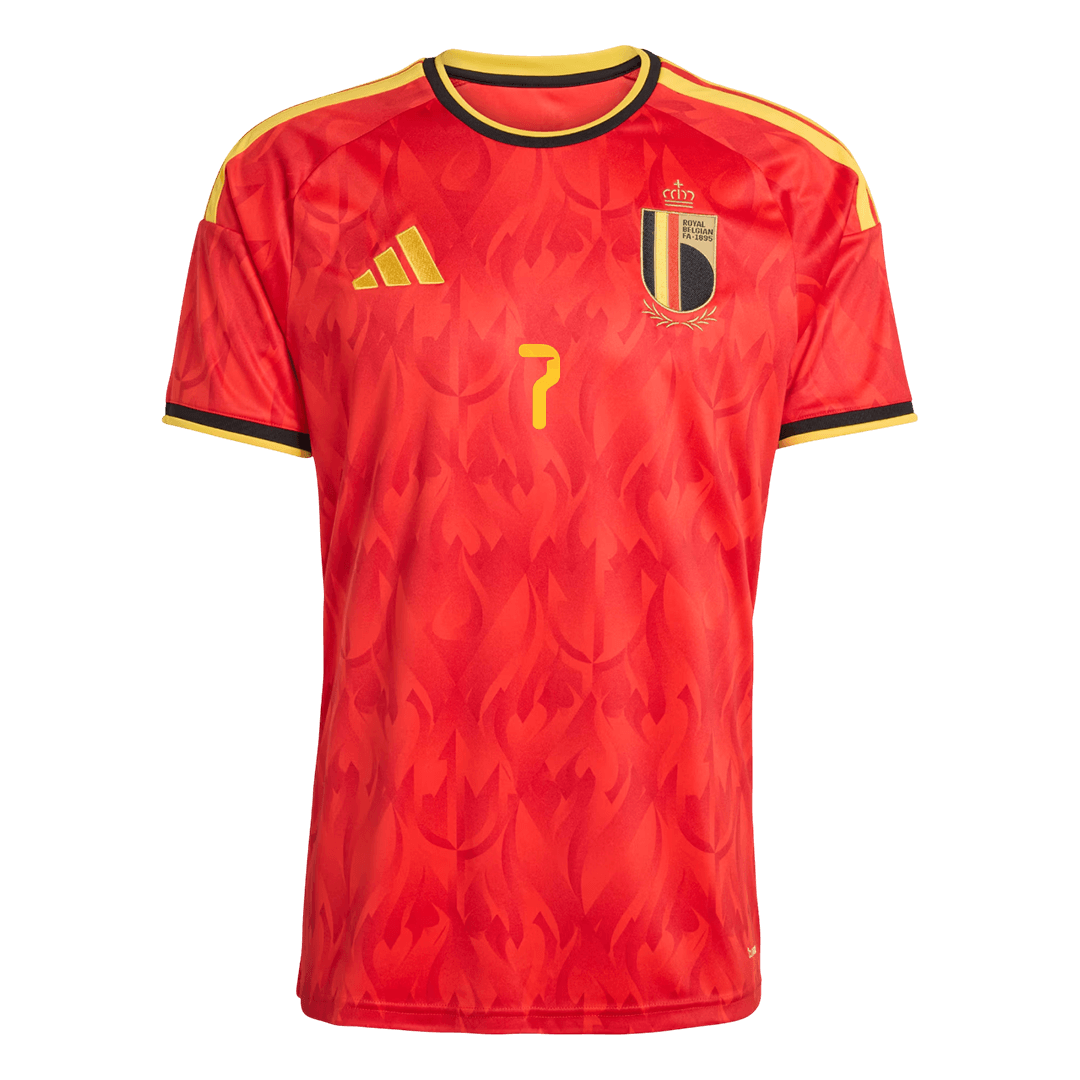 Belgium DE BRUYNE #7 World Cup 2026 Men's Home Shirt