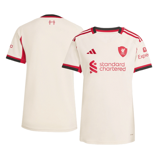 Women's Liverpool Away Soccer Jersey 25/26 White