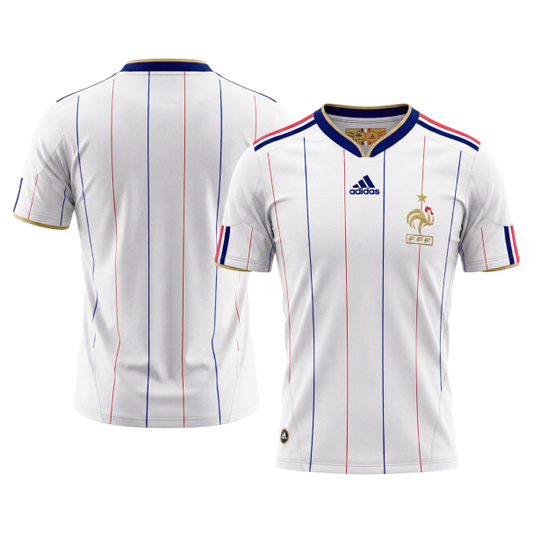 Retro 2010 France Away Soccer Jersey
