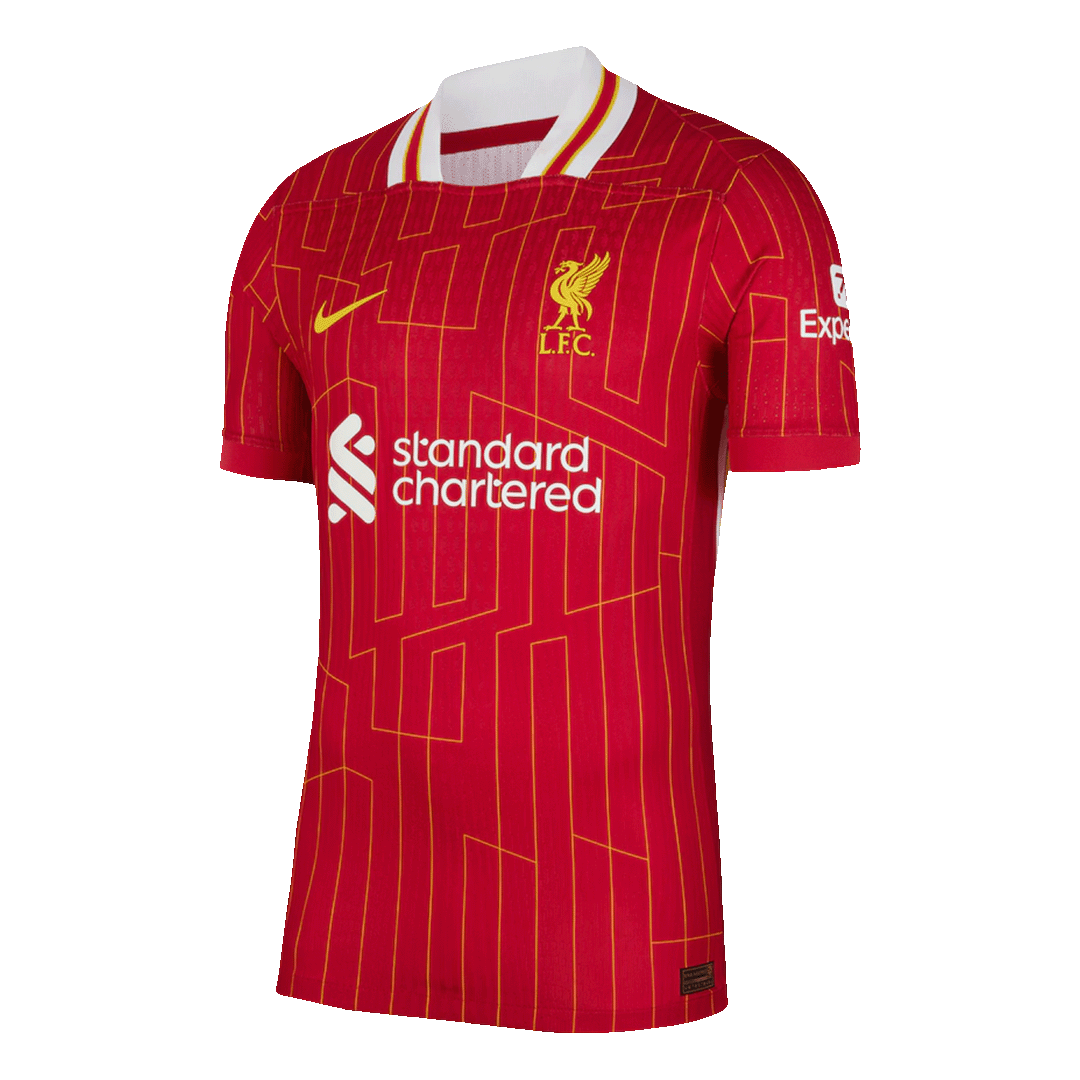 Authentic CHAMPIONS #20 Liverpool Home Soccer Jersey 2024/25 Red