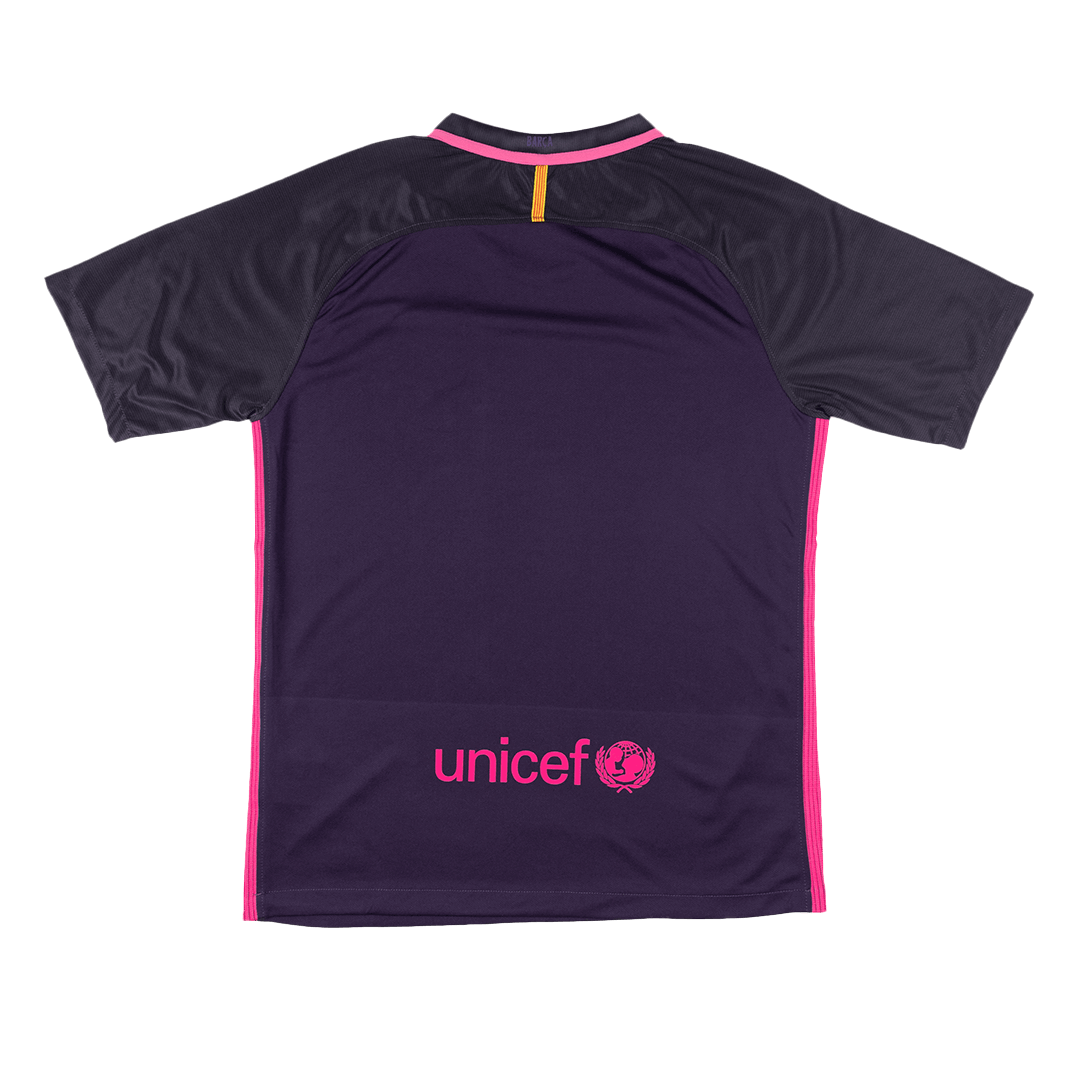 Retro 2016/17 Barcelona Away Soccer Jersey