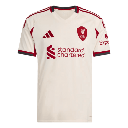 ISAK #9 Liverpool Away Soccer Jersey 25/26 White