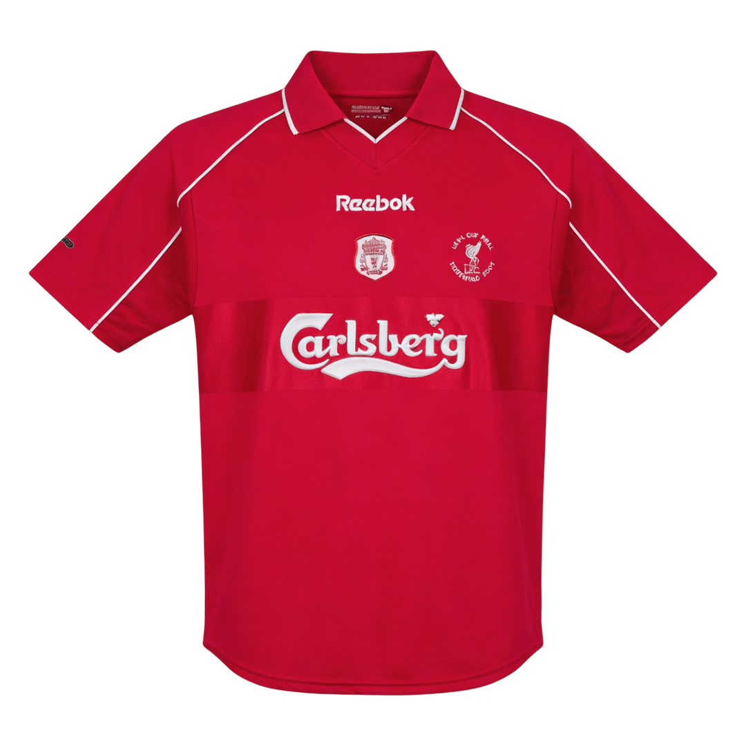 Retro 2000/01 Liverpool Home Soccer Jersey
