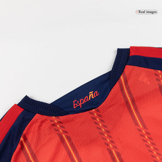 Authentic Spain Home Long Sleeve Soccer Jersey 2026