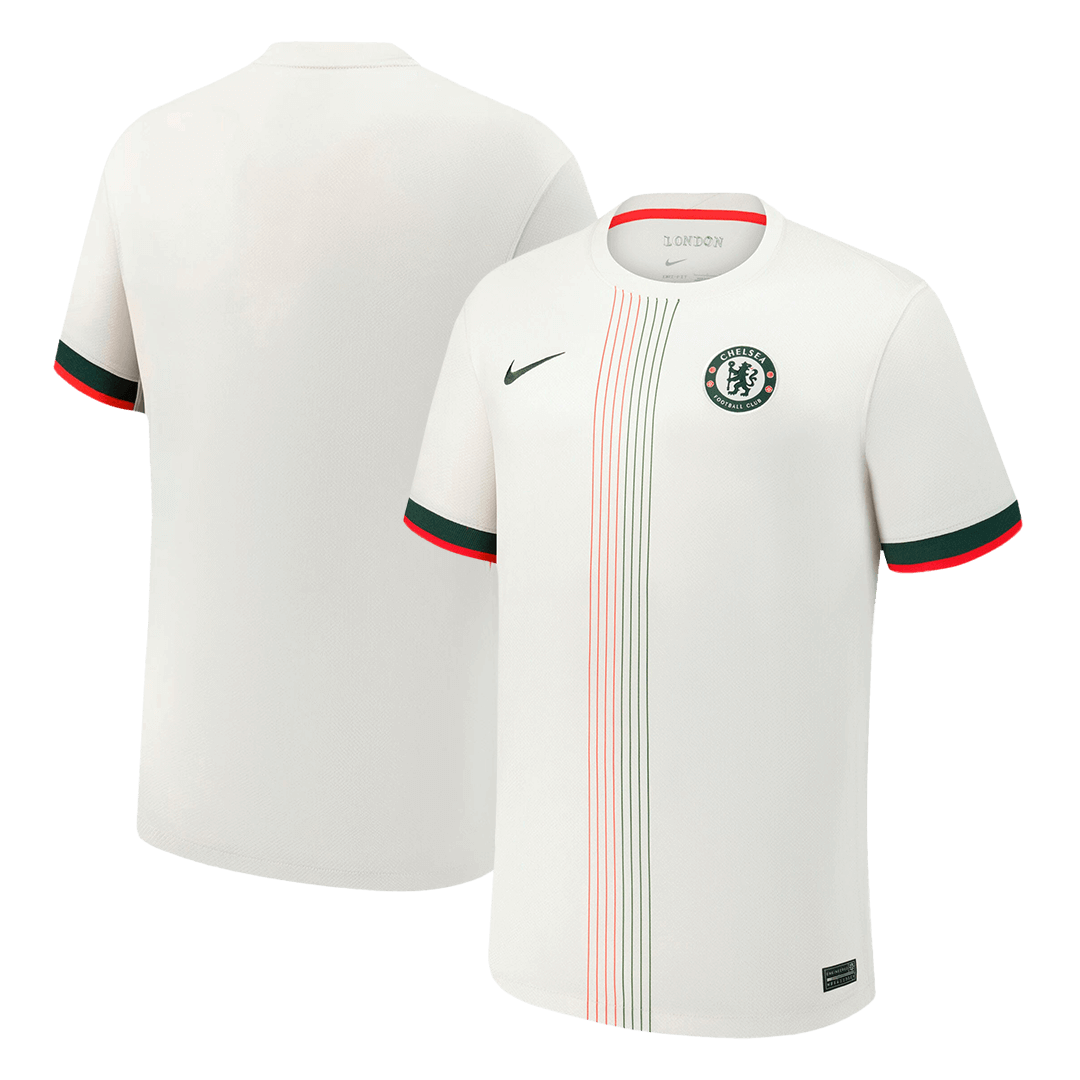 Chelsea Away Soccer Jersey Kit(Jersey+Shorts) 2025/26 White