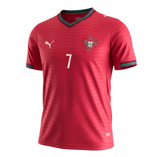 Men's Portugal RONALDO Home Jersey #7 World Cup 2026