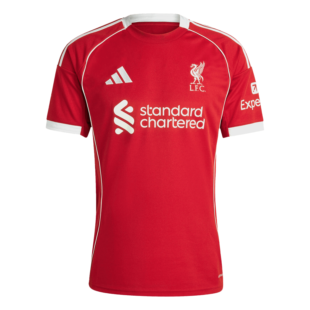 GAKPO #18 Liverpool Home Soccer Jersey 2025/26