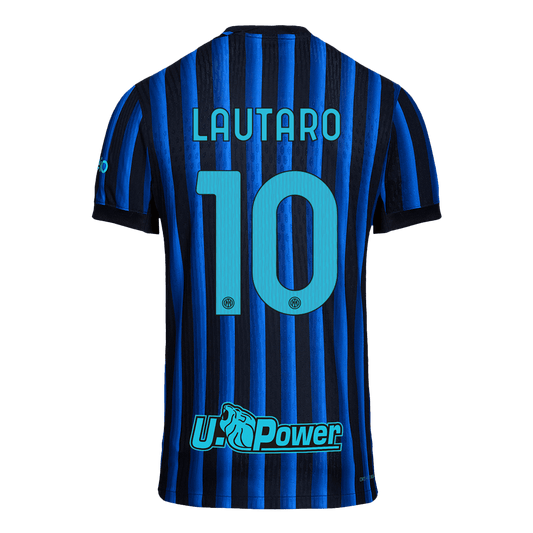Authentic LAUTARO #10 Inter Milan Home Soccer Jersey 2025/26 Blue&Black