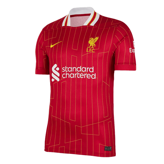 VIRGIL #4 Liverpool Home Football Shirt 2024/25
