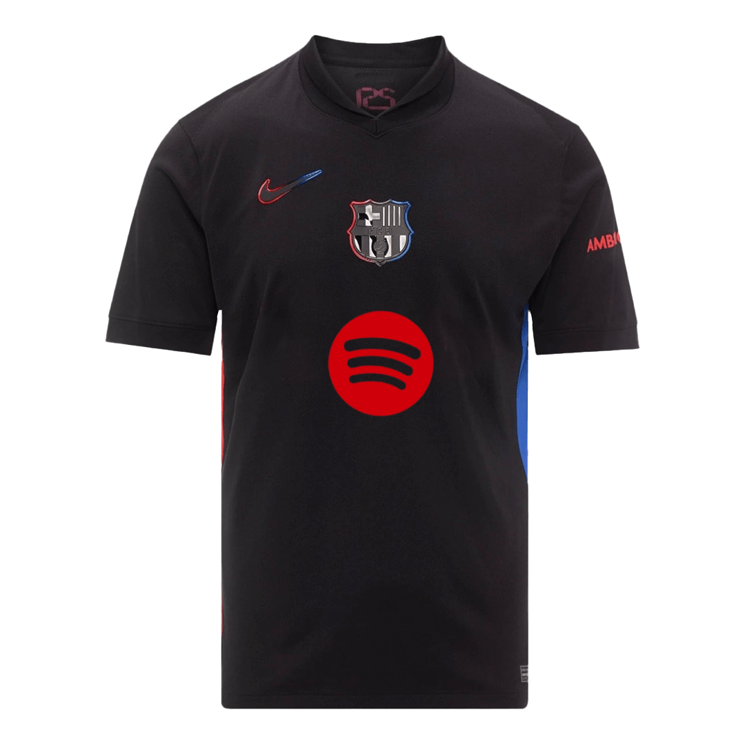F.DE JONG #21 Barcelona Away Soccer Jersey 2024/25 - Spotify Logo Without Text