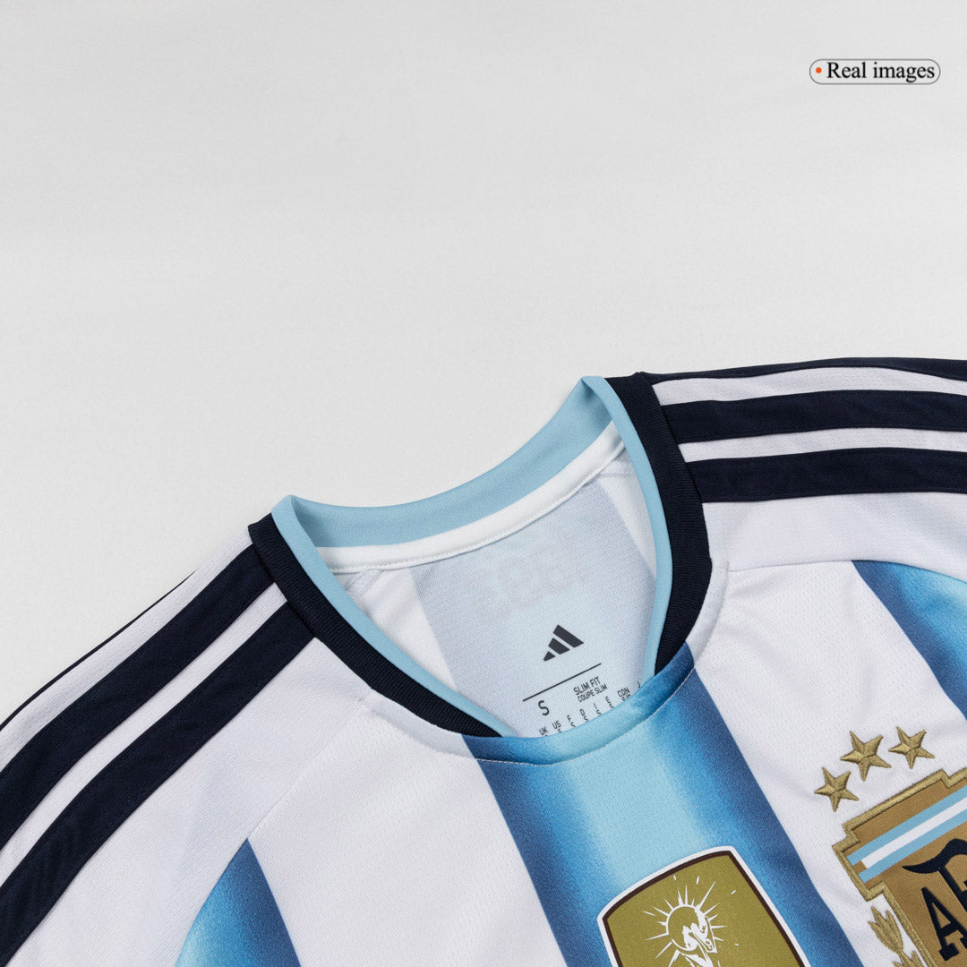 E. FERNÁNDEZ #24 Argentina Home Football Shirt World Cup 2026 Blue&White