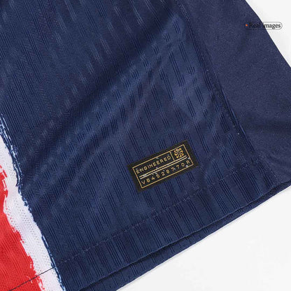 Authentic KVARATSKHELIA #7 PSG Home Soccer Jersey 2024/25 Navy - UCL