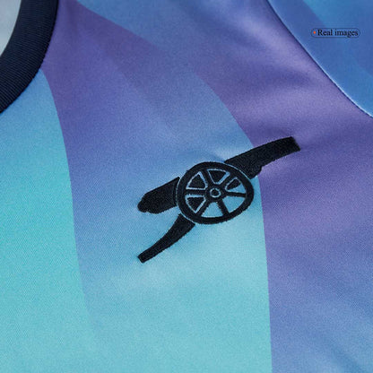 Kid's Arsenal Third Away Football Shirt Kit(Shirt+Shorts) 2024/25