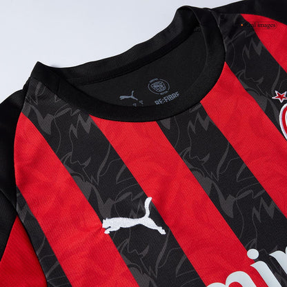 MODRIĆ #14 AC Milan Home Soccer Jersey 2025/26 Red&Black