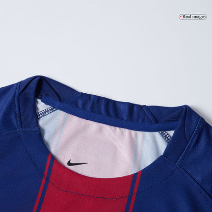 Barcelona Home Soccer Jersey Kit(Jersey+Shorts) 2025/26 Red&Blue