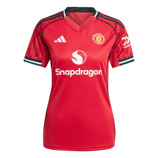 Women's Manchester United Home Soccer Jersey 2025/26 Red