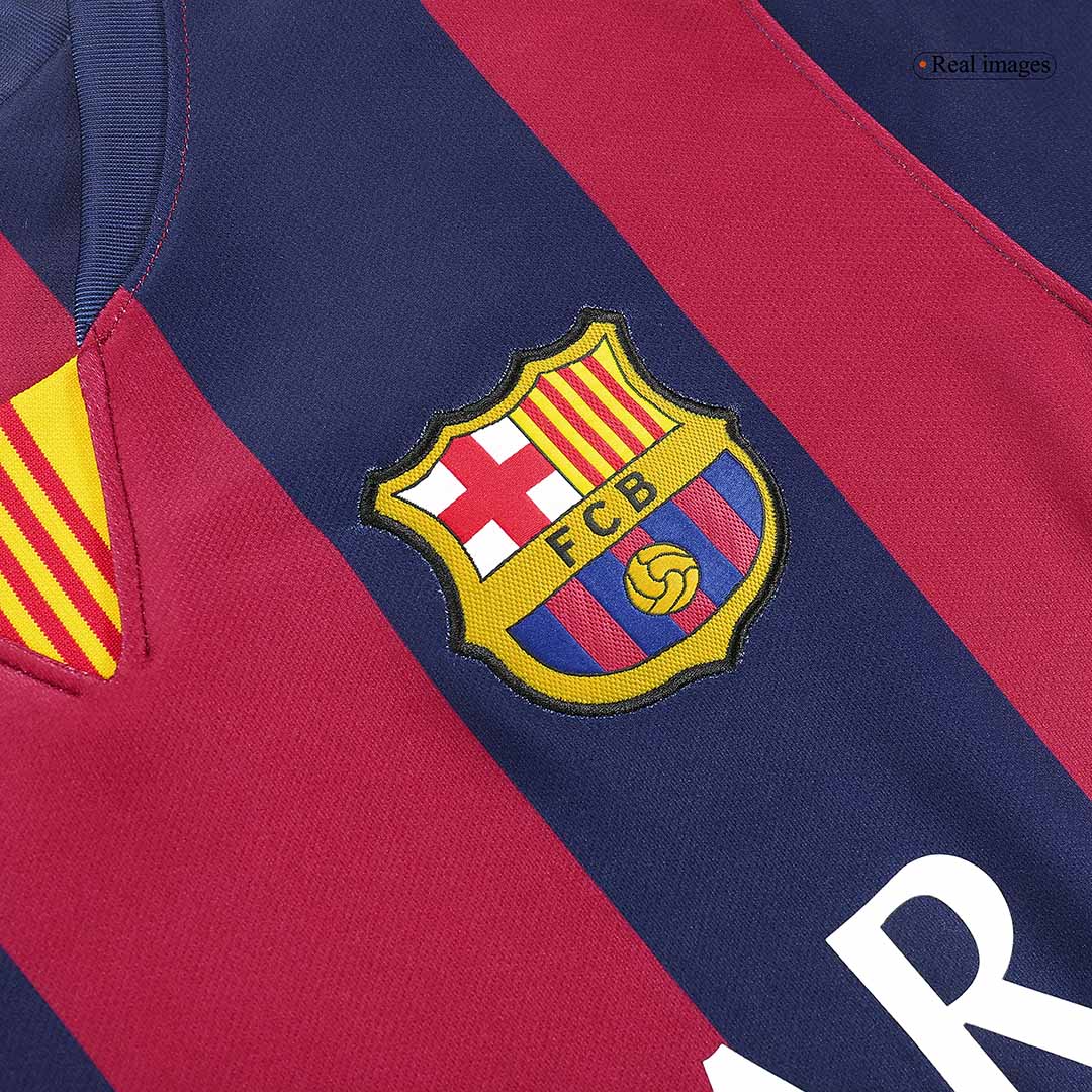 Retro SUÁREZ  #9 2014/15 Barcelona Home Soccer Jersey
