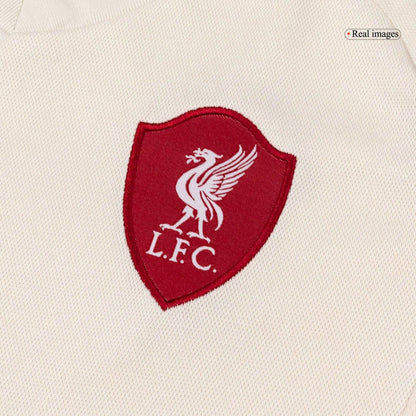 Kid's Liverpool Away Soccer Jersey Kit(Jersey+Shorts+Socks) 25/26 White