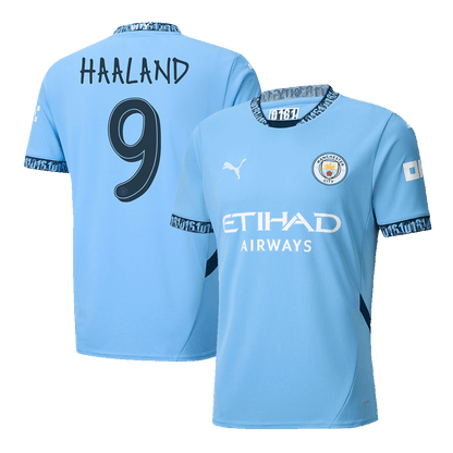 HAALAND #9 Manchester City Home Football Shirt - UCL