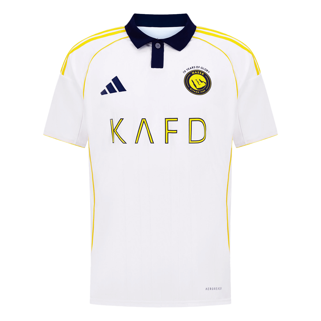 Al Nassr Third Away Soccer Jersey 2025/26 White