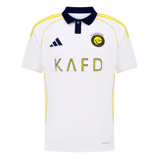 RONALDO #7 Al Nassr Third Away Soccer Jersey 2025/26 White