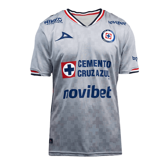 Cruz Azul Away Soccer Jersey 2025/26 Gray