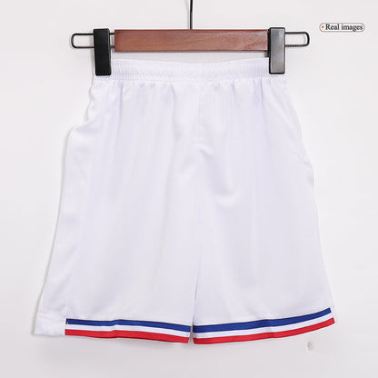 Kid's France Home Soccer Jersey Kit(Jersey+Shorts) Euro 2024