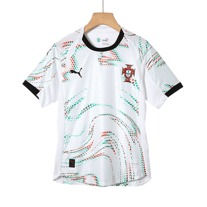Authentic RONALDO #7 Portugal Away Soccer Jersey 2025 White