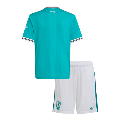 Kid's Liverpool Third Away Soccer Jersey Kit(Jersey+Shorts) 2025/26