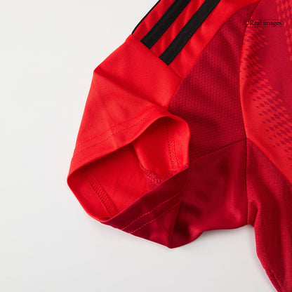 Kid's Bayern Munich Home Soccer Jersey Kit(Jersey+Shorts+Socks) Red