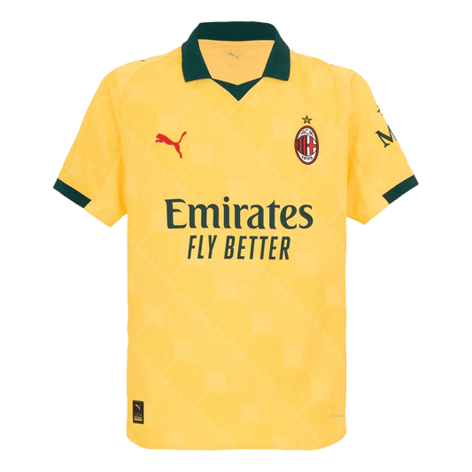 Authentic AC Milan Third Away Soccer Jersey 2025/26 Yellow