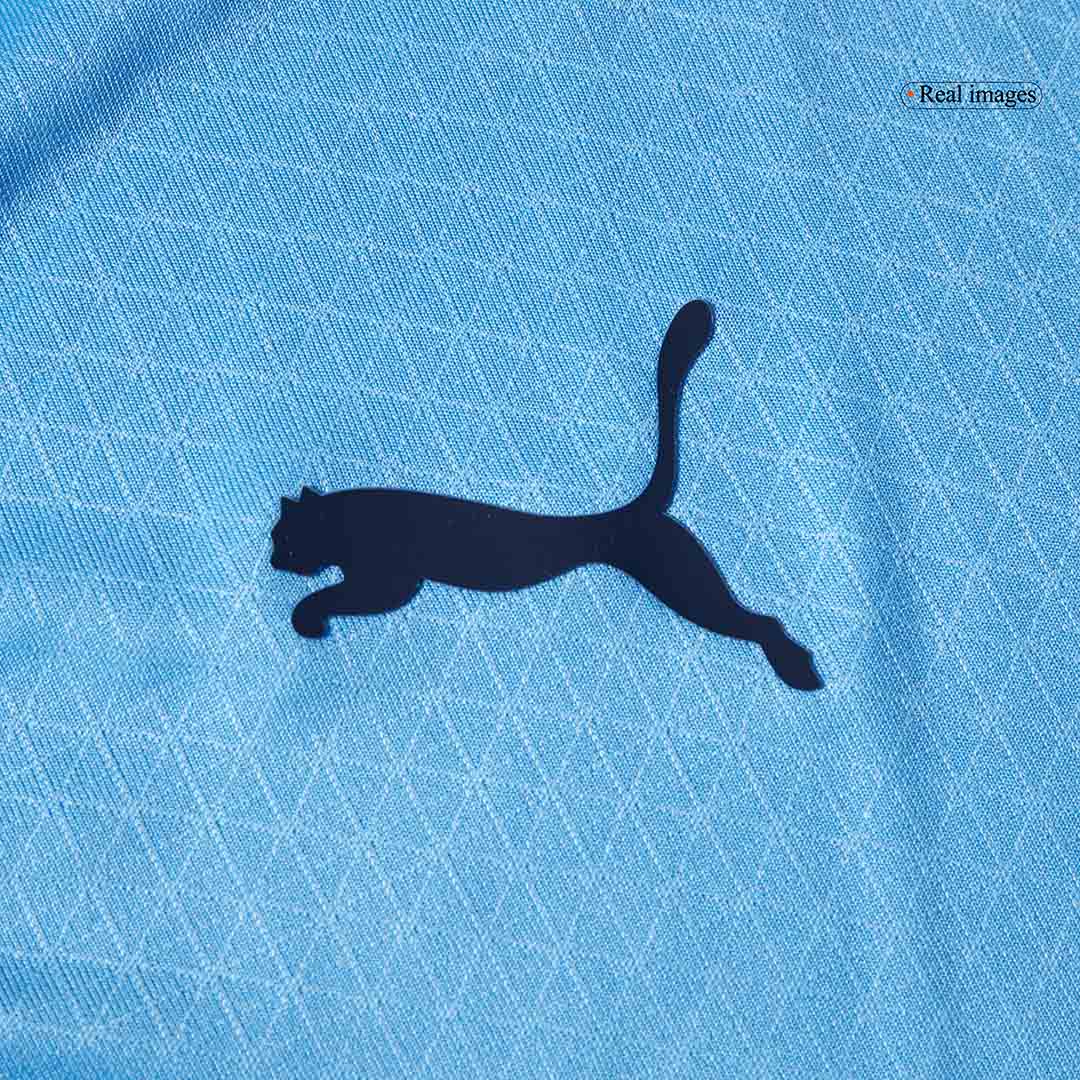 Authentic HAALAND #9 Manchester City Home Soccer Jersey 2025/26 Blue - Club World Cup