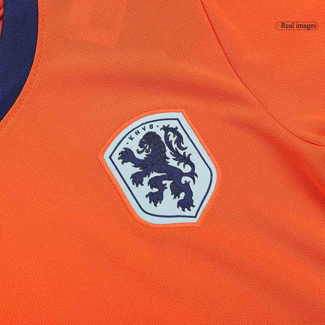 Kid's Netherlands Home Soccer Jersey Kit(Jersey+Shorts+Socks) Euro 2024