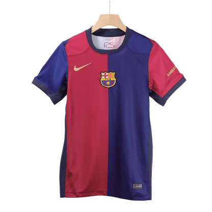 LAMINE YAMAL #19 Barcelona Home Soccer Jersey 2024/25 - Spotify Logo Without Text
