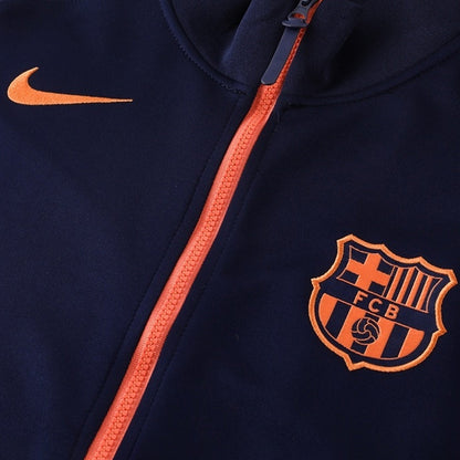 25/26 Barcelona Training Jacket Kit(Jacket+Pants) Navy&Orange