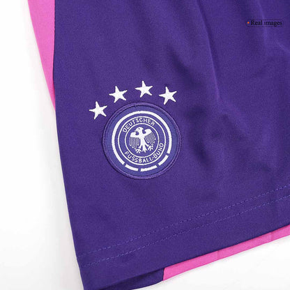 Kid's Germany Away Soccer Jersey Kit(Jersey+Shorts+Socks) Euro 2024
